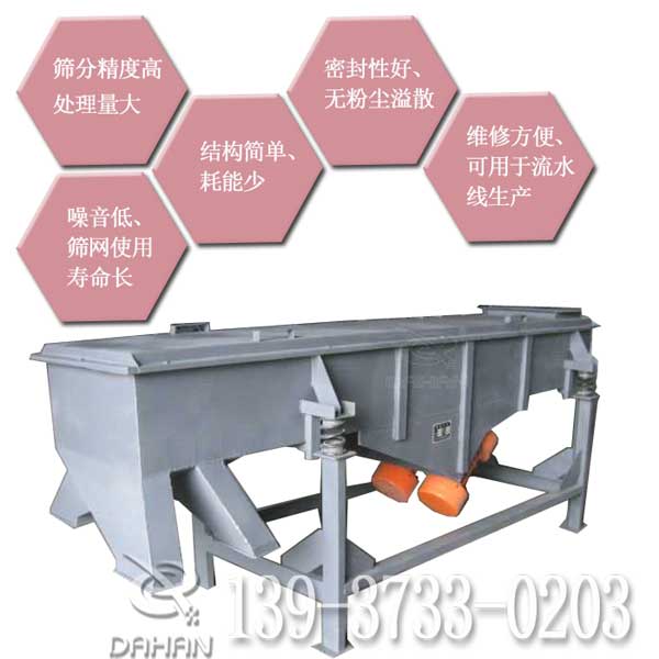 长方形直线振动筛特点
