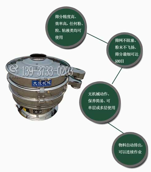 振动筛粉机特点